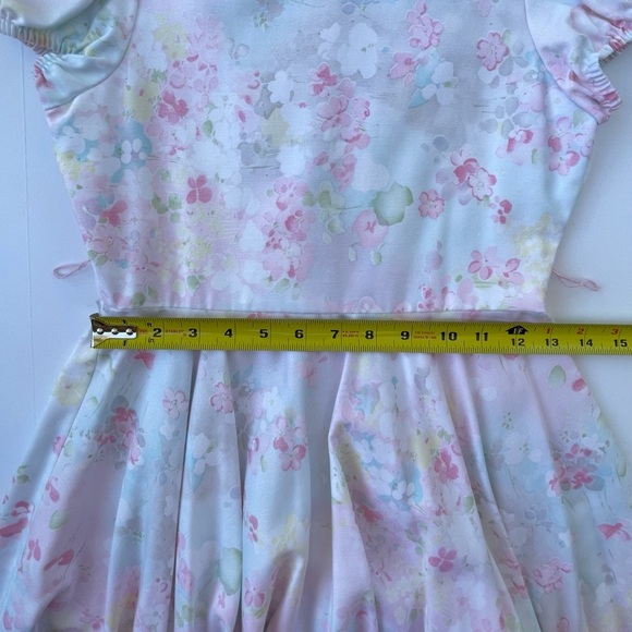 Blueberry Lane 100% Cotton Floral Dress with Detachable Sash Girls Size 8 - Picture 13 of 14